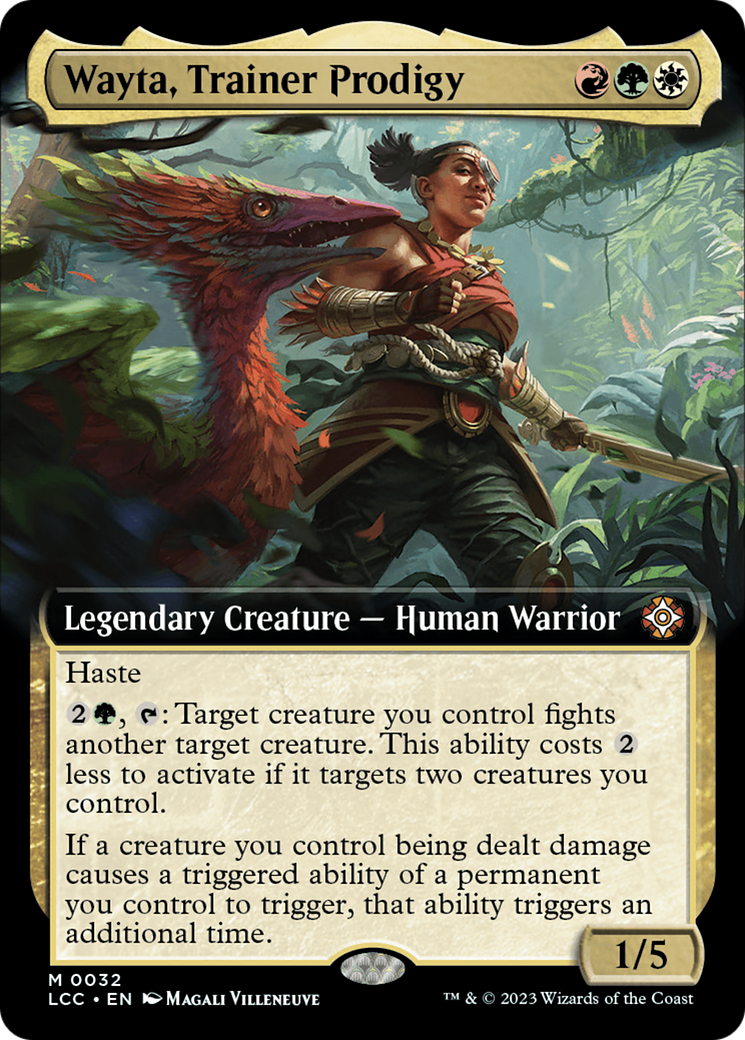 Wayta, Trainer Prodigy (Extended Art) [The Lost Caverns of Ixalan Commander] | Magic Magpie