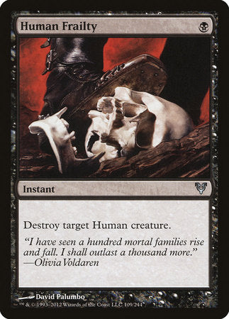 Human Frailty [Avacyn Restored] | Magic Magpie