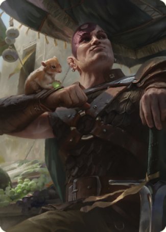 Minsc & Boo, Timeless Heroes Art Card (38) [Commander Legends: Battle for Baldur's Gate Art Series] | Magic Magpie