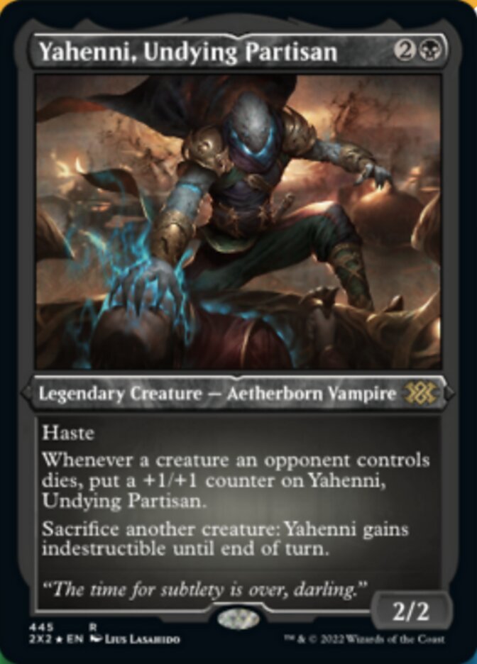 Yahenni, Undying Partisan (Foil Etched) [Double Masters 2022] | Magic Magpie
