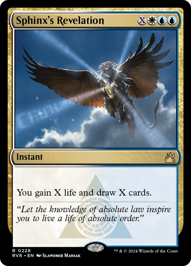 Sphinx's Revelation [Ravnica Remastered] | Magic Magpie