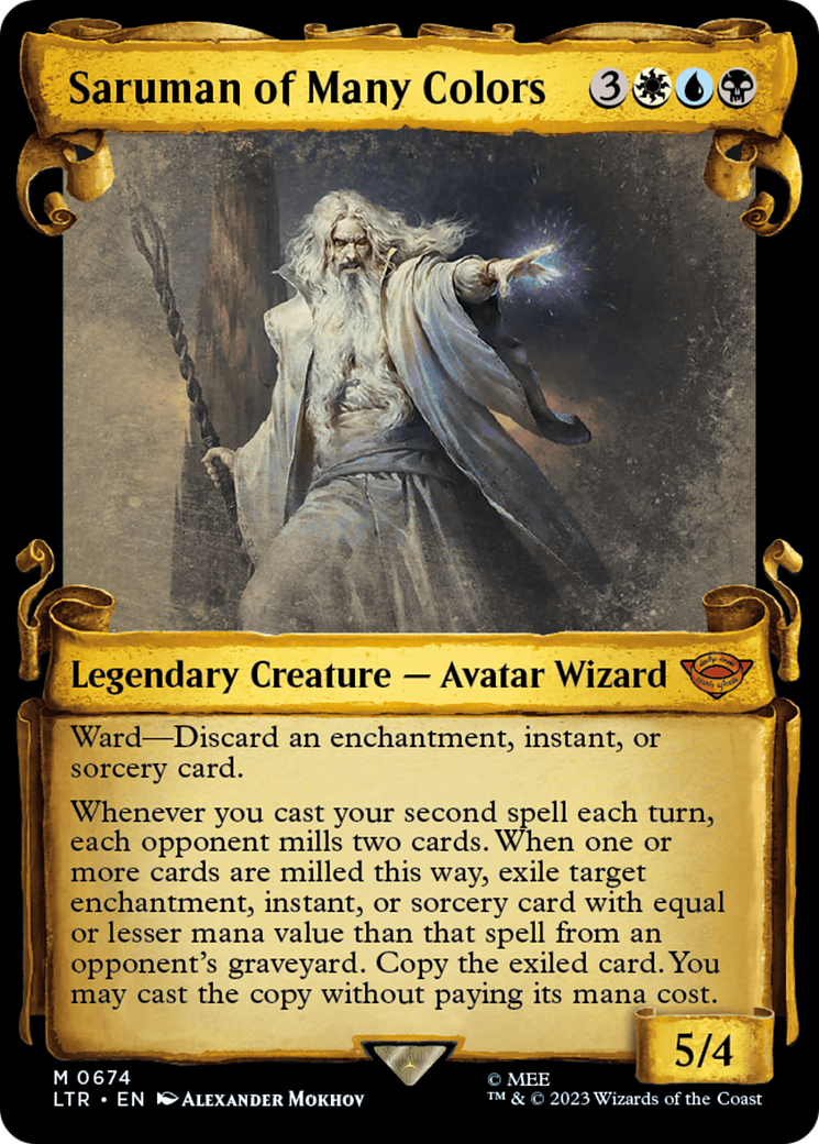 Saruman of Many Colors [The Lord of the Rings: Tales of Middle-Earth Showcase Scrolls] | Magic Magpie