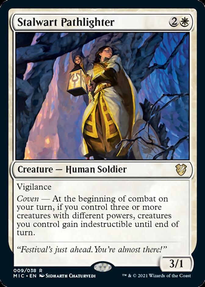 Stalwart Pathlighter [Innistrad: Midnight Hunt Commander] | Magic Magpie