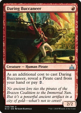 Daring Buccaneer [Rivals of Ixalan] | Magic Magpie