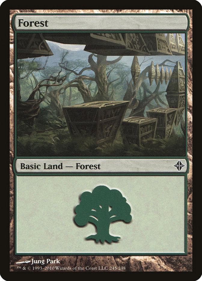 Forest (245) [Rise of the Eldrazi] | Magic Magpie