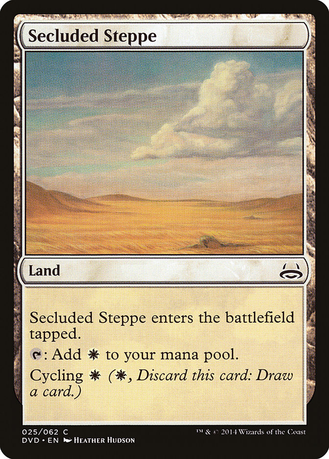 Secluded Steppe (Divine vs. Demonic) [Duel Decks Anthology] | Magic Magpie