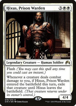 Hixus, Prison Warden [Magic Origins Promos] | Magic Magpie