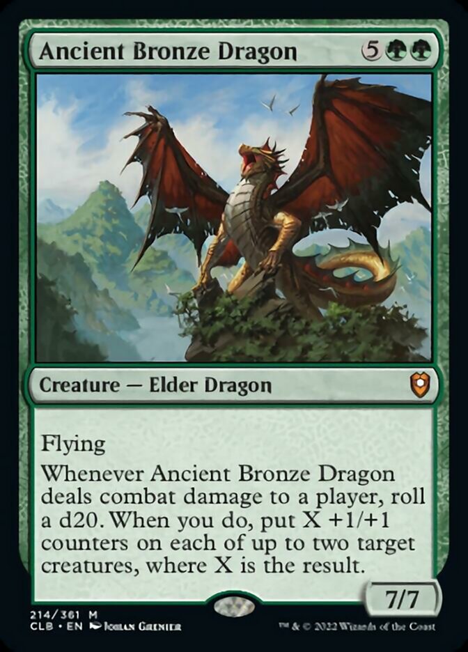 Ancient Bronze Dragon [Commander Legends: Battle for Baldur's Gate] | Magic Magpie