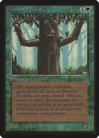 Ironroot Treefolk [Limited Edition Beta] | Magic Magpie