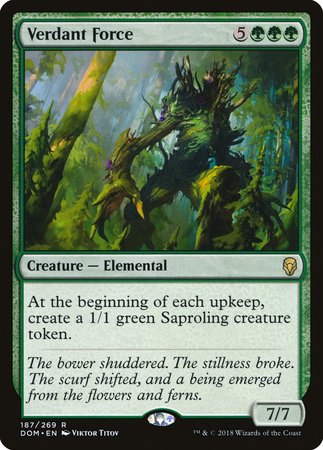 Verdant Force [Dominaria] | Magic Magpie