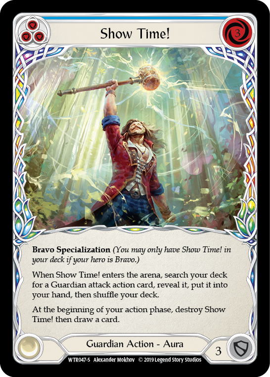 Show Time! [WTR047-S] Alpha Print Rainbow Foil | Magic Magpie