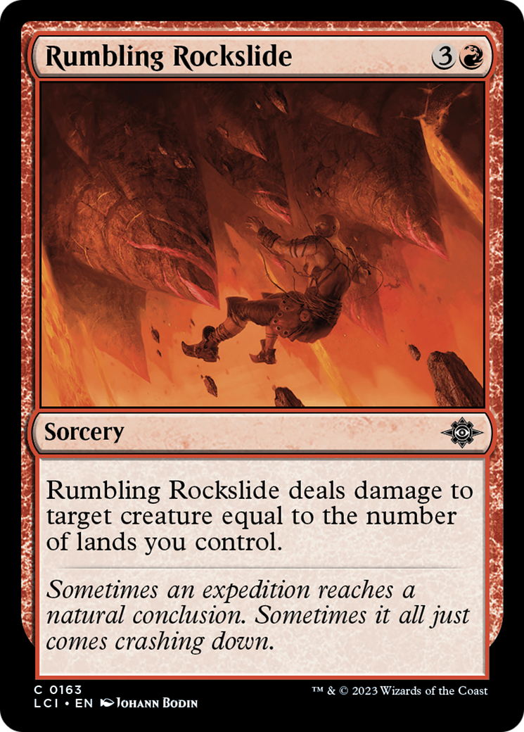 Rumbling Rockslide [The Lost Caverns of Ixalan] | Magic Magpie