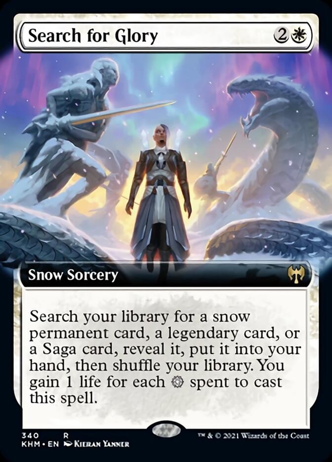 Search for Glory (Extended Art) [Kaldheim] | Magic Magpie