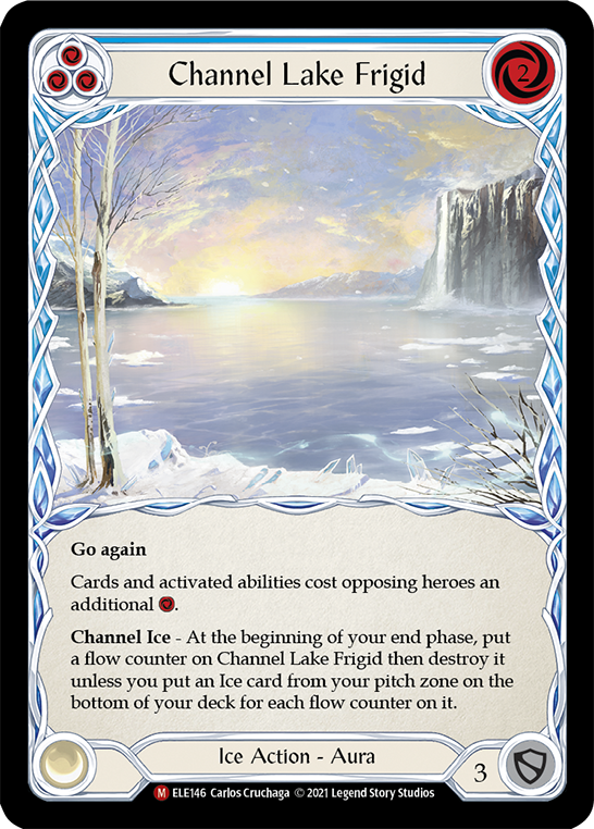 Channel Lake Frigid [ELE146] (Tales of Aria)  1st Edition Rainbow Foil | Magic Magpie