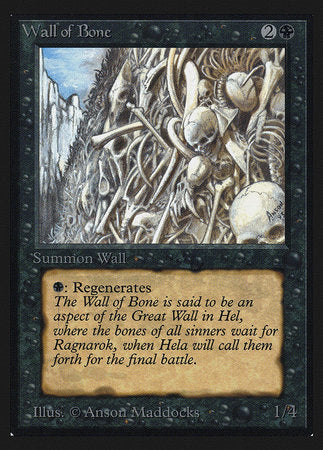 Wall of Bone (IE) [Intl. Collectors’ Edition] | Magic Magpie