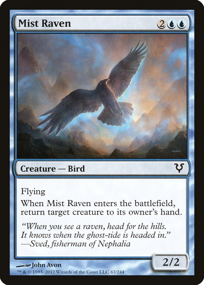 Mist Raven [Avacyn Restored] | Magic Magpie