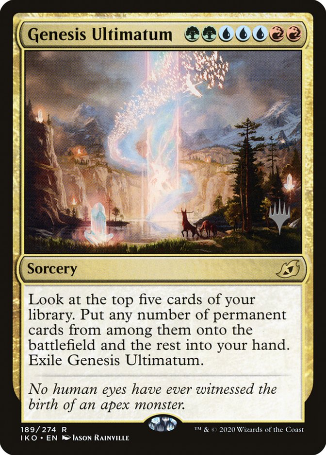 Genesis Ultimatum (Promo Pack) [Ikoria: Lair of Behemoths Promos] | Magic Magpie