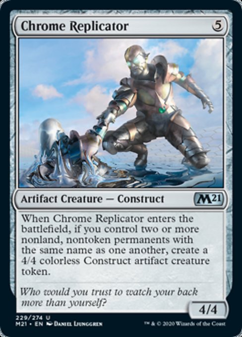 Chrome Replicator [Core Set 2021] | Magic Magpie