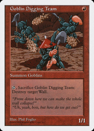 Goblin Digging Team [Anthologies] | Magic Magpie