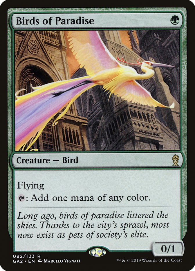 Birds of Paradise [Ravnica Allegiance Guild Kit] | Magic Magpie