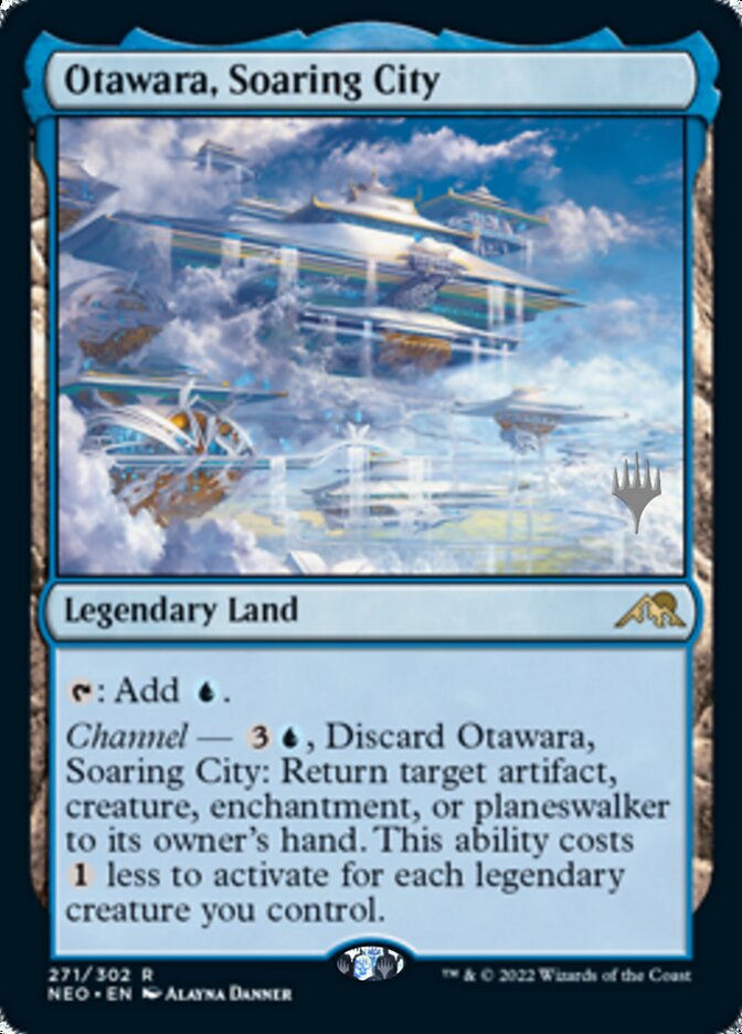 Otawara, Soaring City (Promo Pack) [Kamigawa: Neon Dynasty Promos] | Magic Magpie