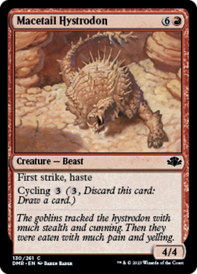 Macetail Hystrodon [Dominaria Remastered] | Magic Magpie