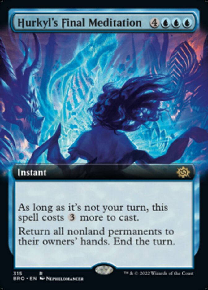 Hurkyl's Final Meditation (Extended Art) [The Brothers' War] | Magic Magpie