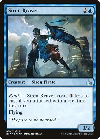 Siren Reaver [Rivals of Ixalan] | Magic Magpie