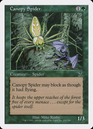 Canopy Spider [Seventh Edition] | Magic Magpie