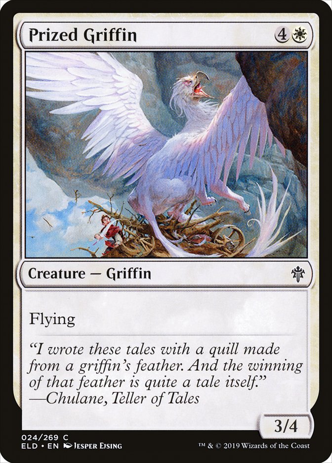 Prized Griffin [Throne of Eldraine] | Magic Magpie