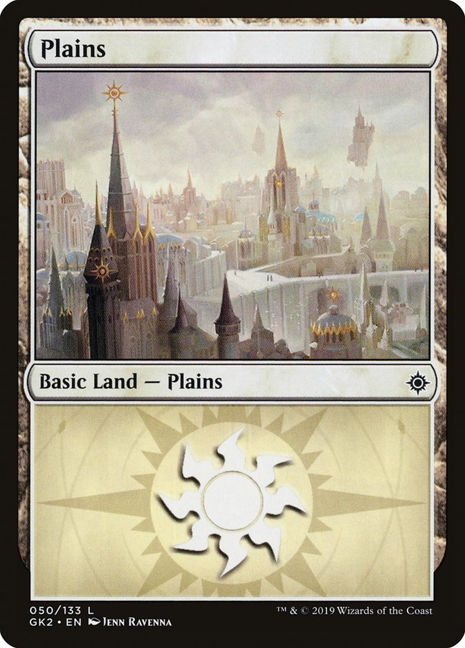 Plains (50) [Ravnica Allegiance Guild Kit] | Magic Magpie