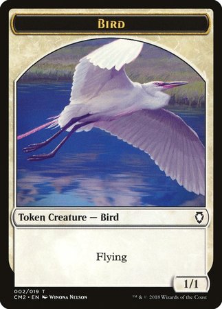 Bird Token [Commander Anthology Volume II Tokens] | Magic Magpie