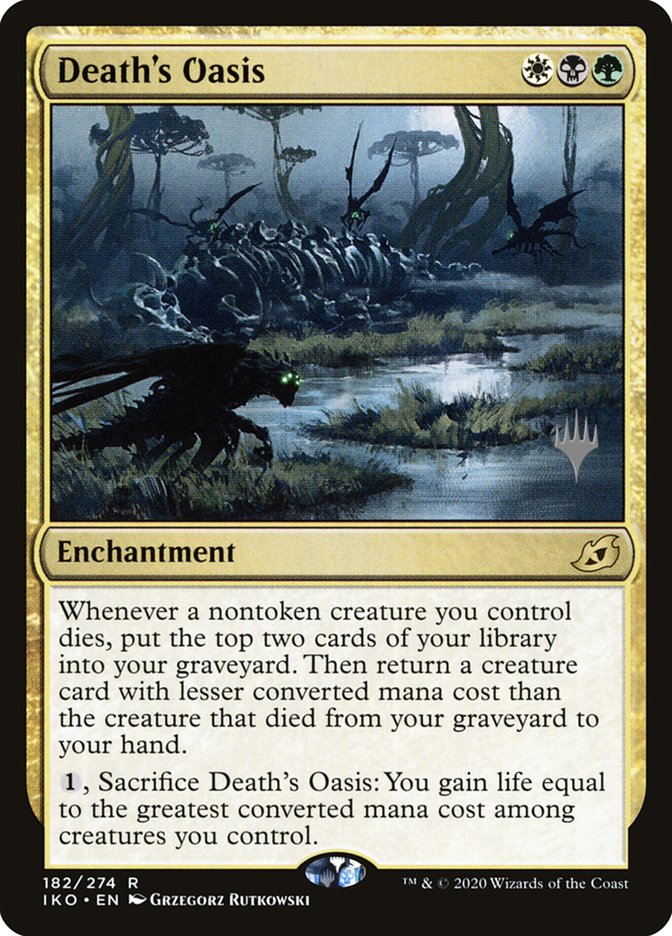 Death's Oasis (Promo Pack) [Ikoria: Lair of Behemoths Promos] | Magic Magpie