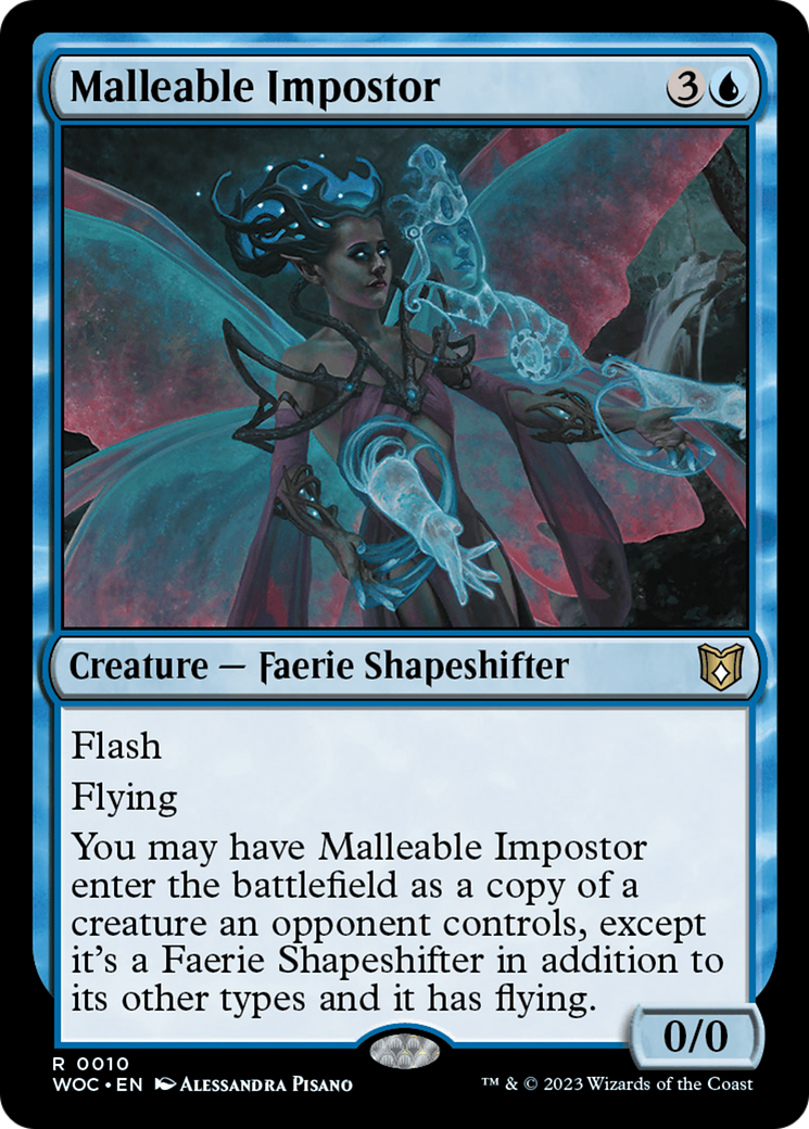 Malleable Impostor [Wilds of Eldraine Commander] | Magic Magpie