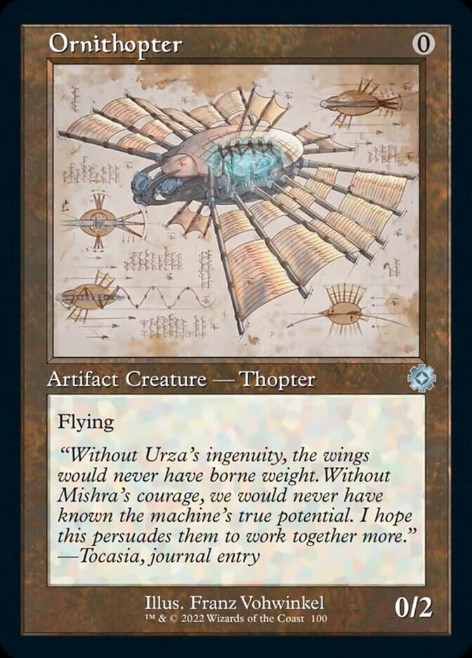 Ornithopter (Retro Schematic) [The Brothers' War Retro Artifacts] | Magic Magpie