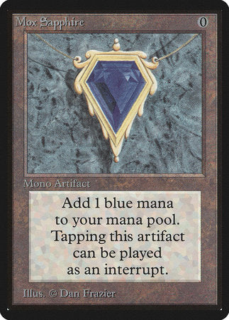 Mox Sapphire [Limited Edition Beta] | Magic Magpie