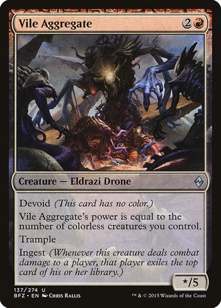 Vile Aggregate [Battle for Zendikar] | Magic Magpie