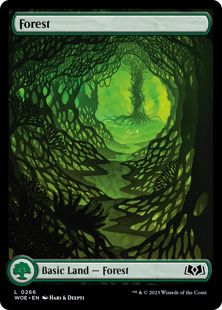 Forest (266) (Full-Art) [Wilds of Eldraine] | Magic Magpie