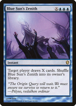 Blue Sun's Zenith [Commander 2013] | Magic Magpie