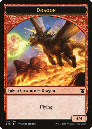 Dragon Token [Dragons of Tarkir Tokens] | Magic Magpie