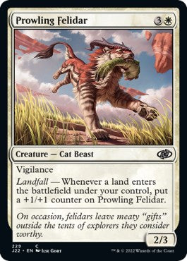 Prowling Felidar [Jumpstart 2022] | Magic Magpie