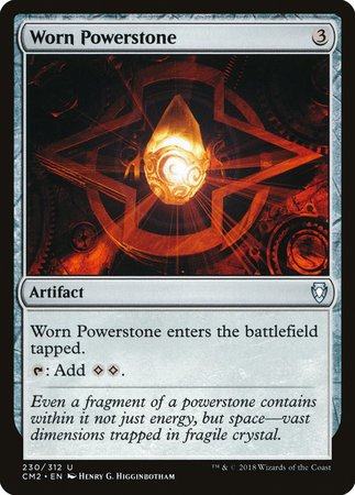 Worn Powerstone [Commander Anthology Volume II] | Magic Magpie