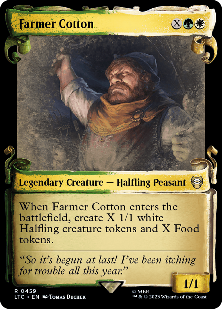 Farmer Cotton [The Lord of the Rings: Tales of Middle-Earth Commander Showcase Scrolls] | Magic Magpie