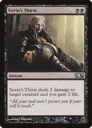 Sorin's Thirst [Magic 2012] | Magic Magpie