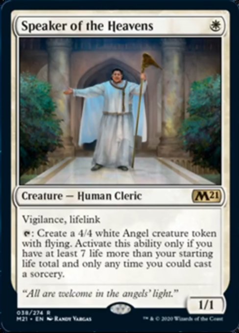 Speaker of the Heavens [Core Set 2021] | Magic Magpie