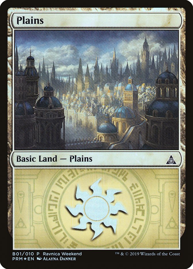 Plains (B01) [Ravnica Allegiance Guild Kit] | Magic Magpie