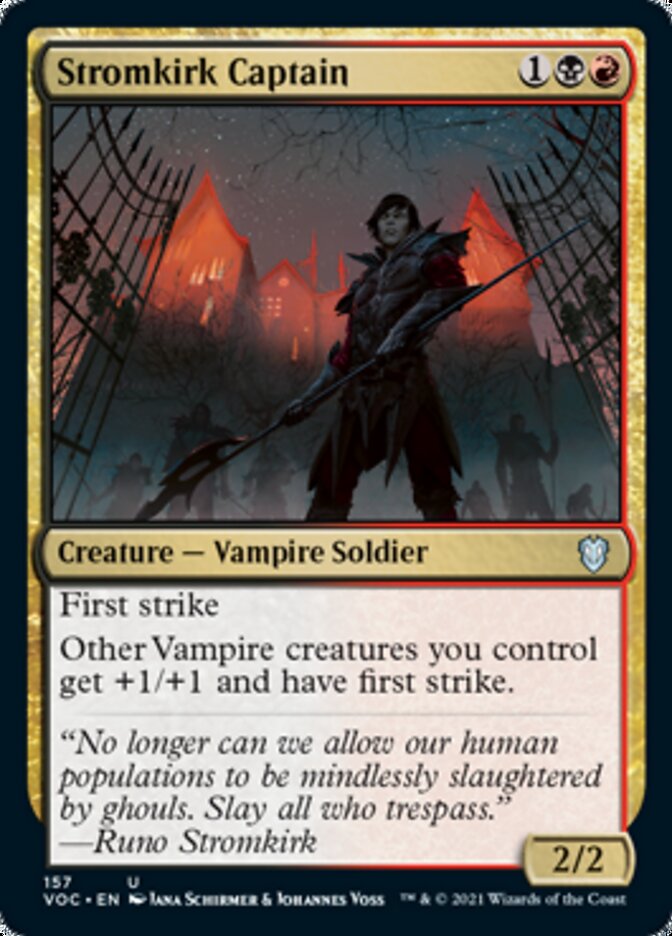 Stromkirk Captain [Innistrad: Crimson Vow Commander] | Magic Magpie