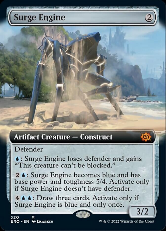 Surge Engine (Extended Art) [The Brothers' War] | Magic Magpie