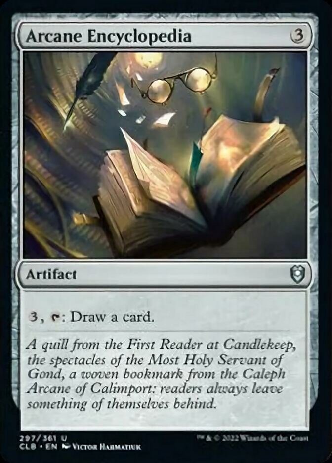 Arcane Encyclopedia [Commander Legends: Battle for Baldur's Gate] | Magic Magpie