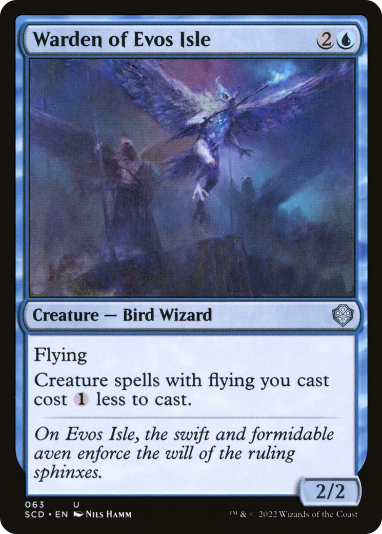 Warden of Evos Isle [Starter Commander Decks] | Magic Magpie